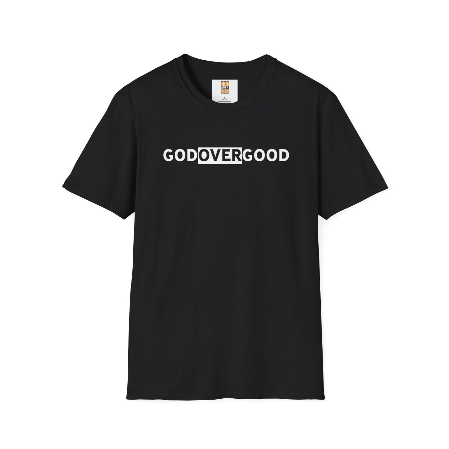 Unisex God Over God (ACROSS STYLE) Softstyle T-Shirt