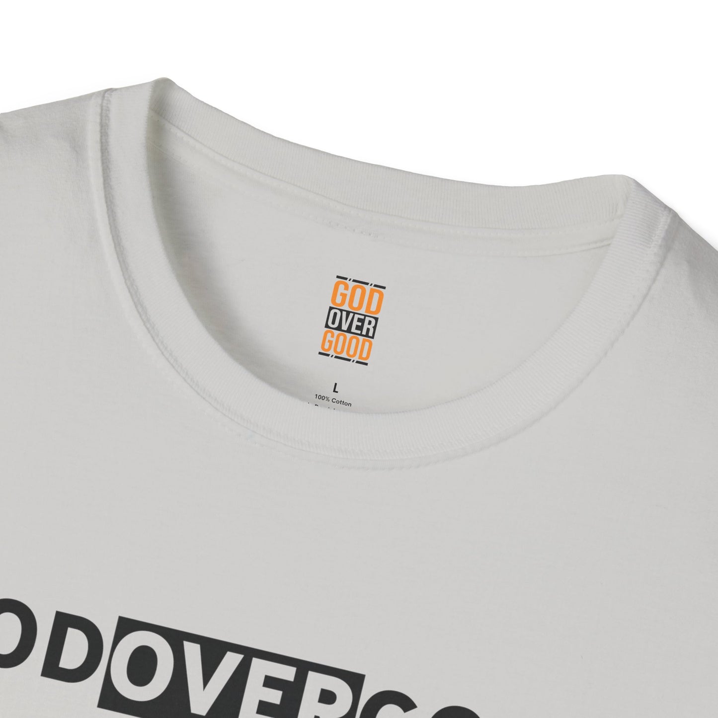 Unisex God Over God (ACROSS STYLE) Softstyle T-Shirt