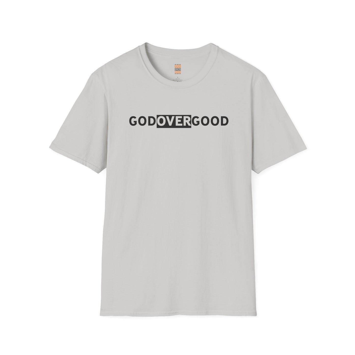 Unisex God Over God (ACROSS STYLE) Softstyle T-Shirt