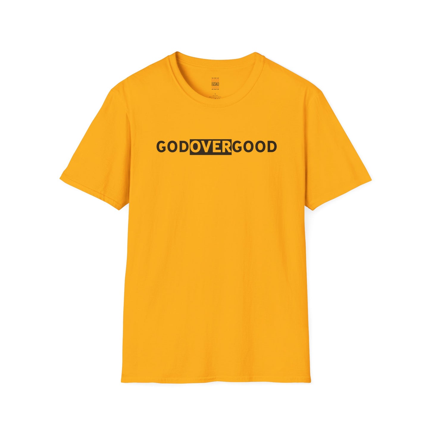Unisex God Over God (ACROSS STYLE) Softstyle T-Shirt
