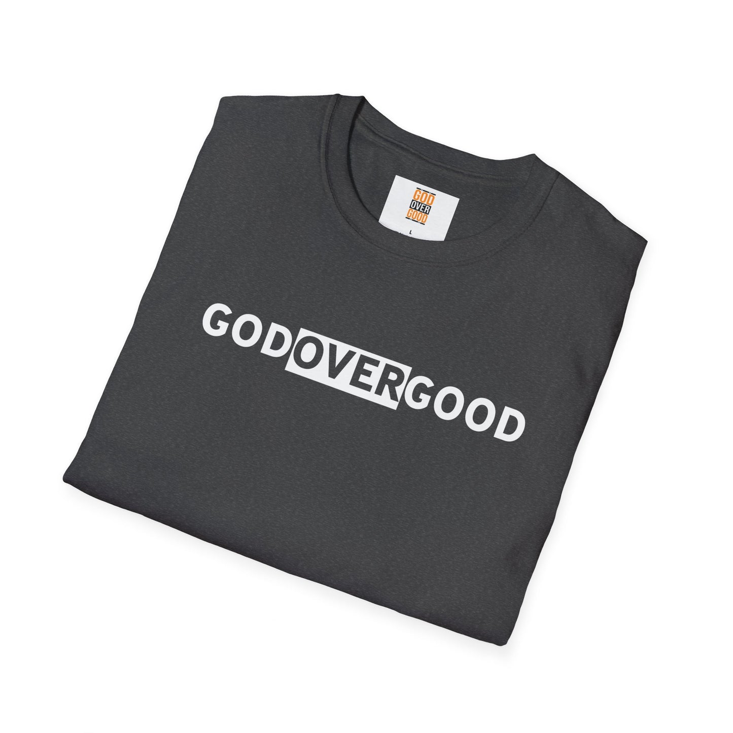 Unisex God Over God (ACROSS STYLE) Softstyle T-Shirt