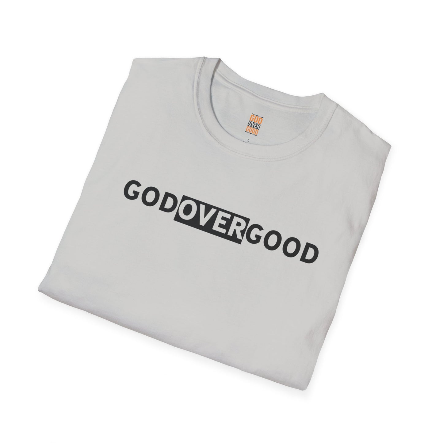 Unisex God Over God (ACROSS STYLE) Softstyle T-Shirt