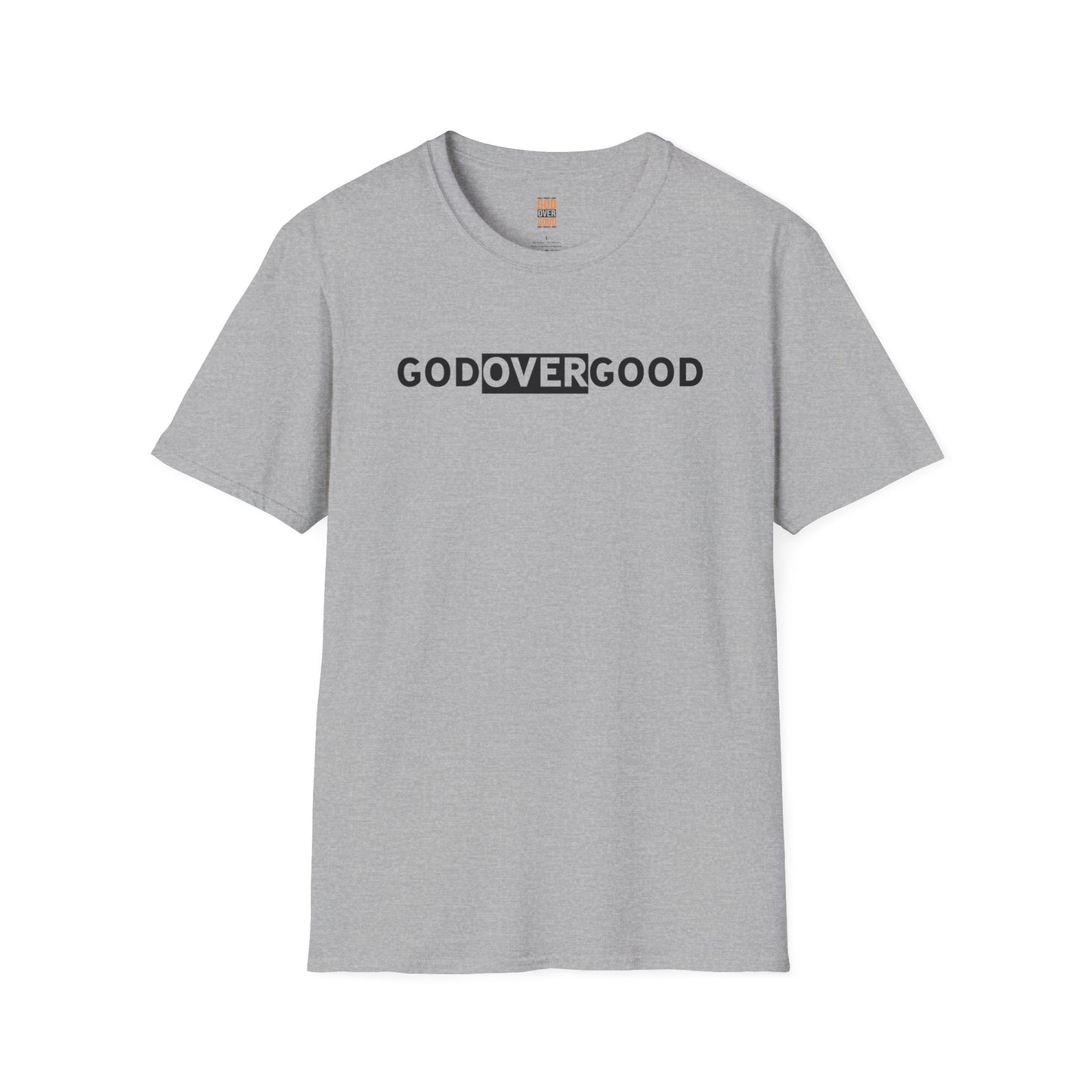 Unisex God Over God (ACROSS STYLE) Softstyle T-Shirt