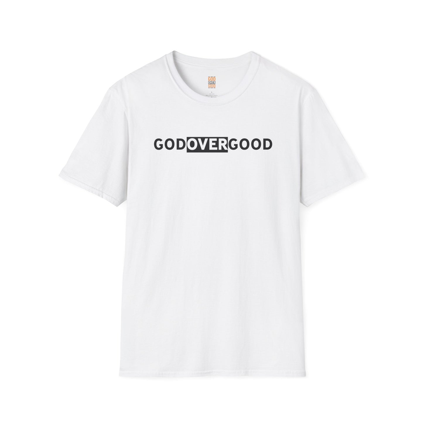 Unisex God Over God (ACROSS STYLE) Softstyle T-Shirt