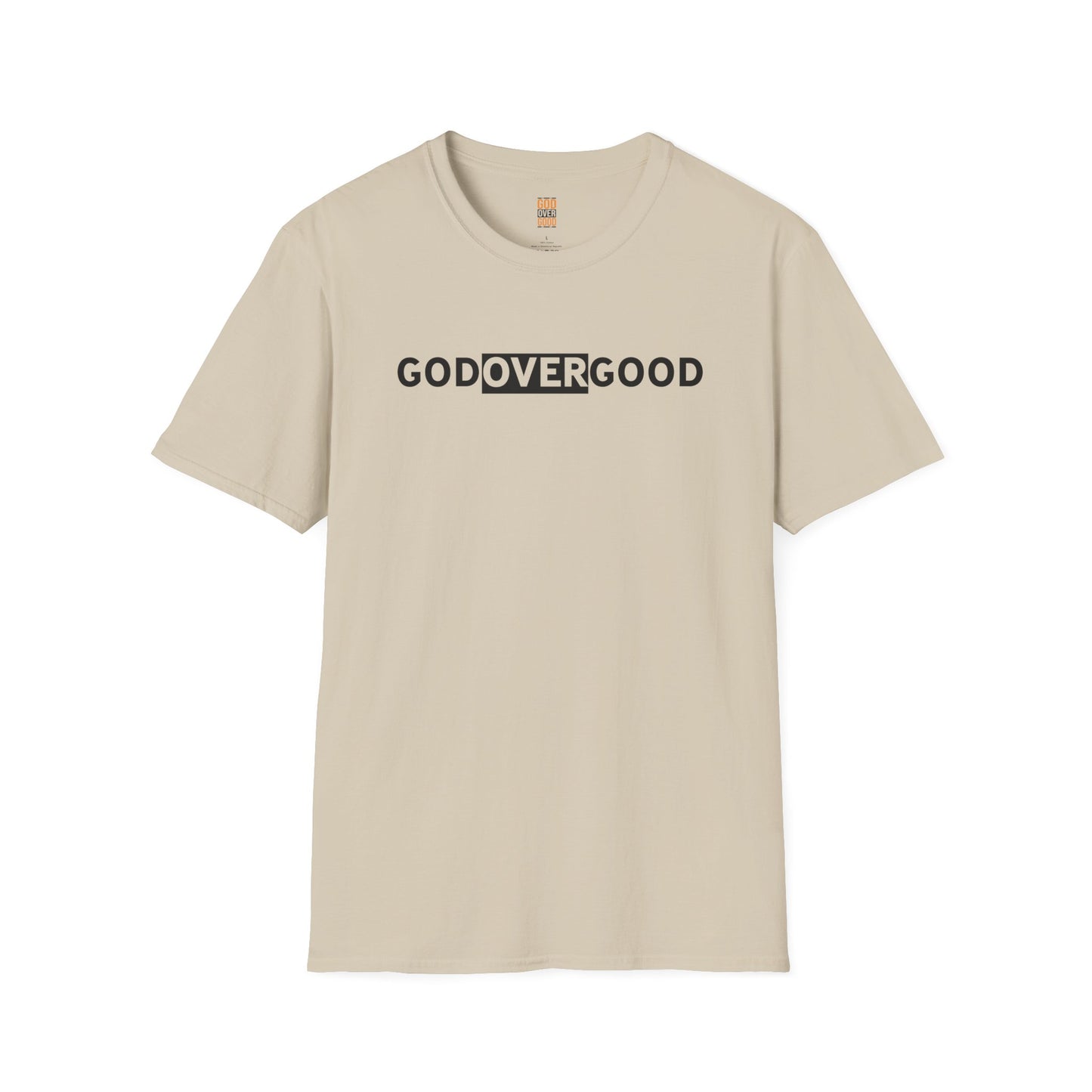 Unisex God Over God (ACROSS STYLE) Softstyle T-Shirt
