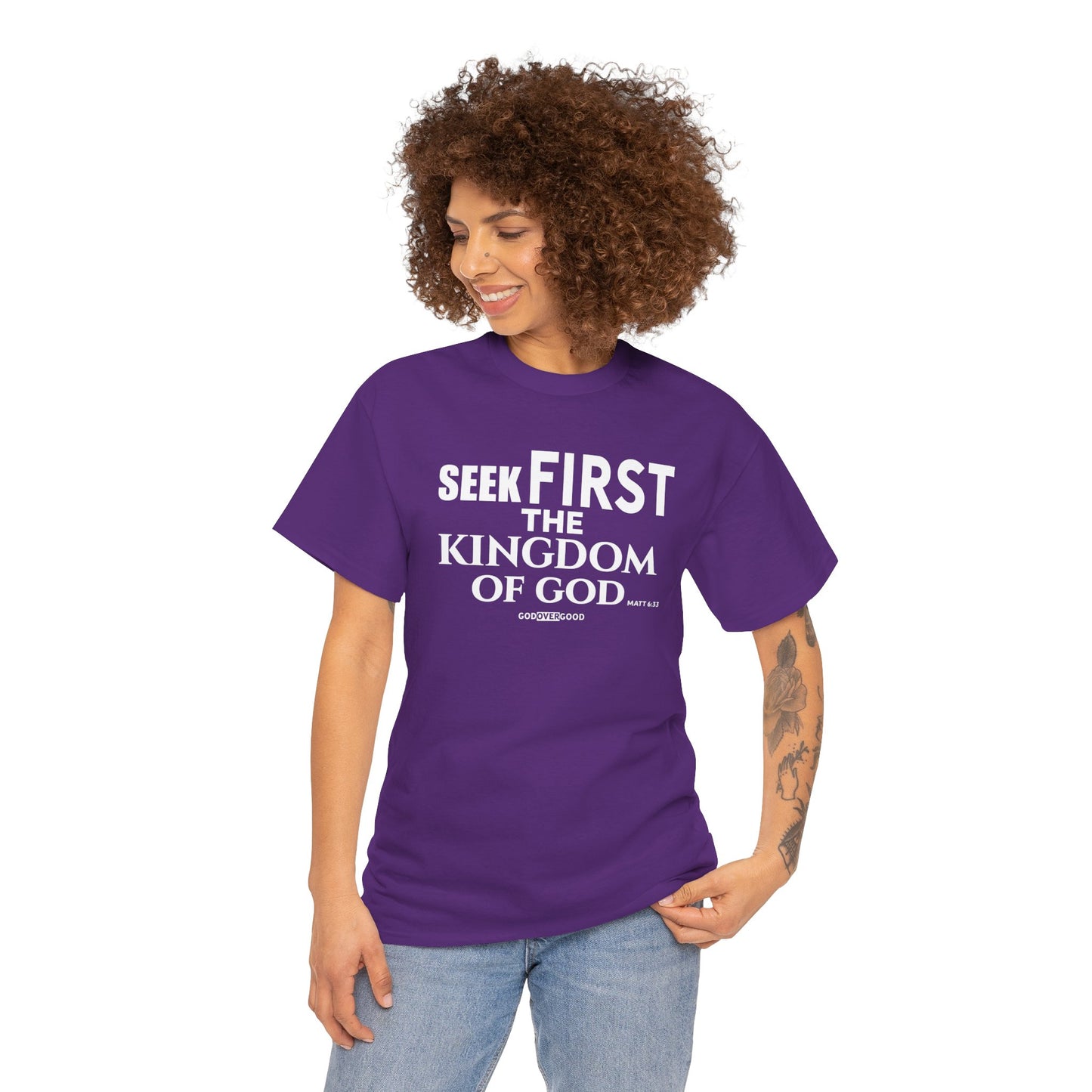 Unisex GOD OVER GOOD ( Seek First ) T Shirt