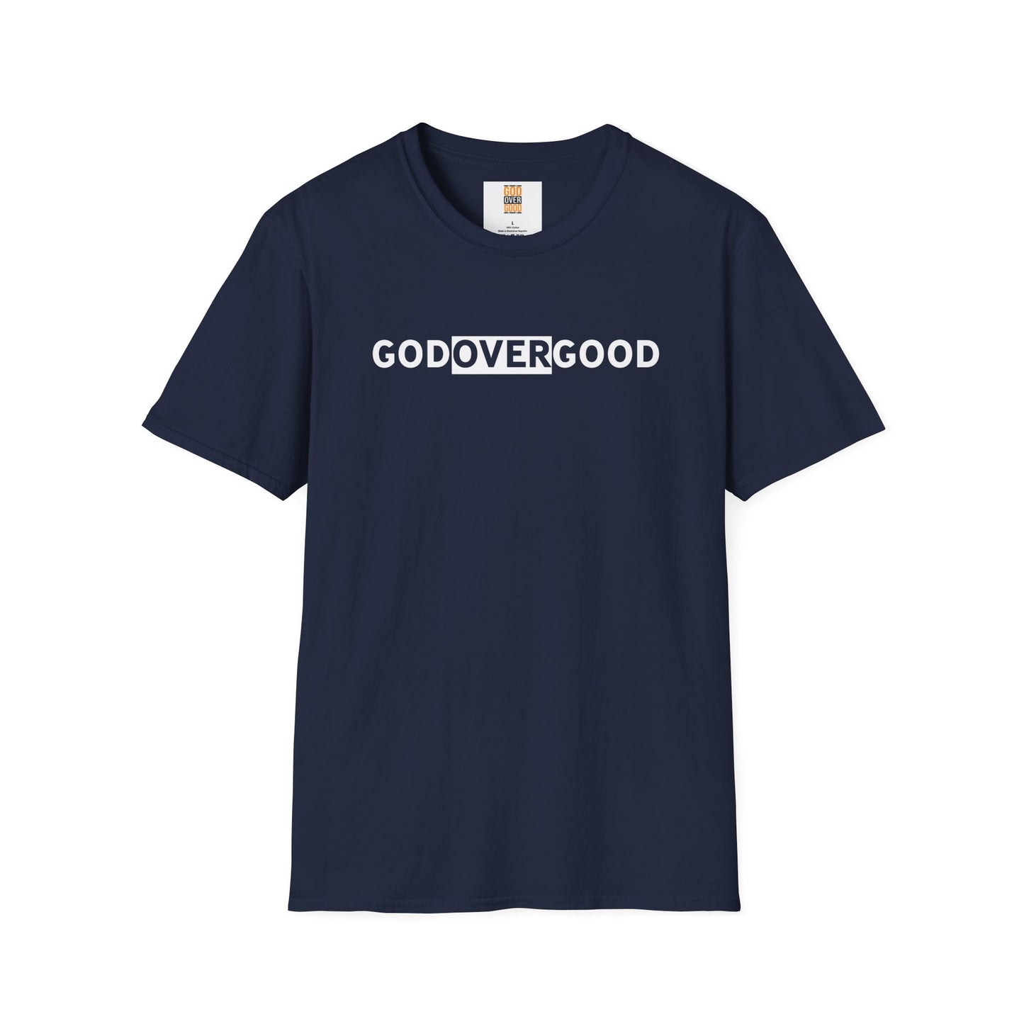Unisex God Over God (ACROSS STYLE) Softstyle T-Shirt