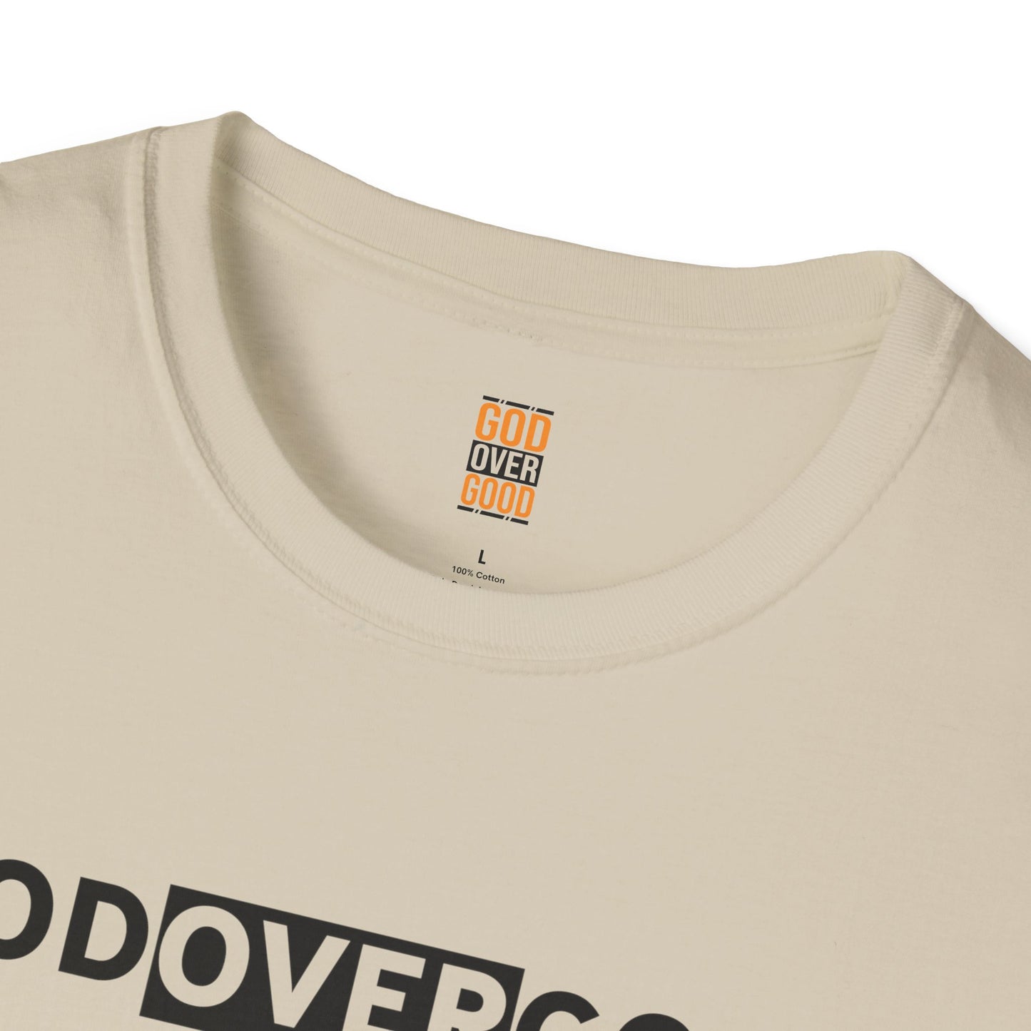 Unisex God Over God (ACROSS STYLE) Softstyle T-Shirt