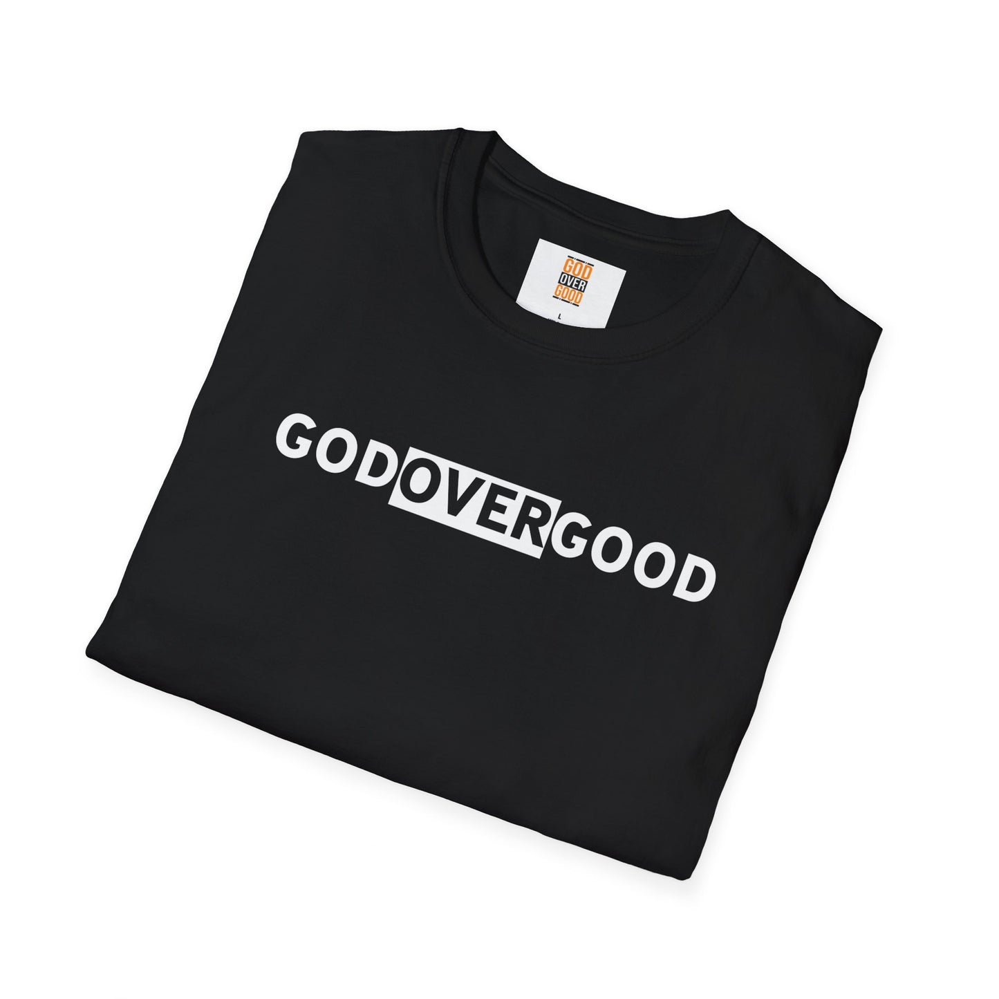 Unisex God Over God (ACROSS STYLE) Softstyle T-Shirt