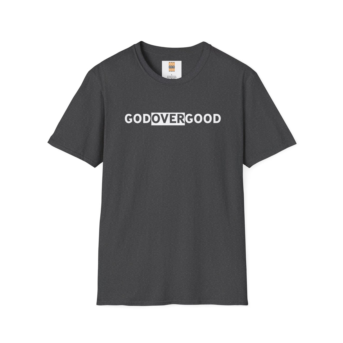 Unisex God Over God (ACROSS STYLE) Softstyle T-Shirt