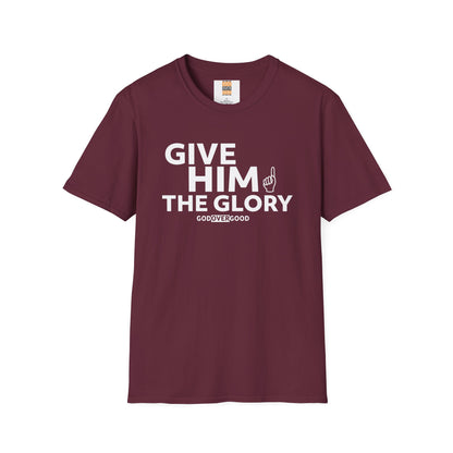 Unisex  God Over Good ( GIVE HIM THE GLORY) Softstyle T-Shirt