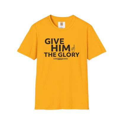 Unisex  God Over Good ( GIVE HIM THE GLORY) Softstyle T-Shirt