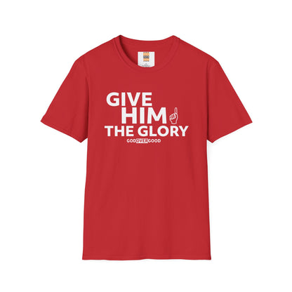 Unisex  God Over Good ( GIVE HIM THE GLORY) Softstyle T-Shirt