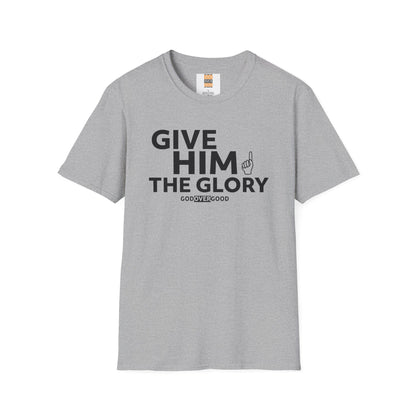 Unisex  God Over Good ( GIVE HIM THE GLORY) Softstyle T-Shirt
