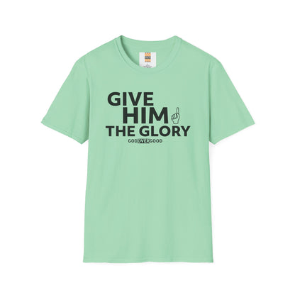 Unisex  God Over Good ( GIVE HIM THE GLORY) Softstyle T-Shirt
