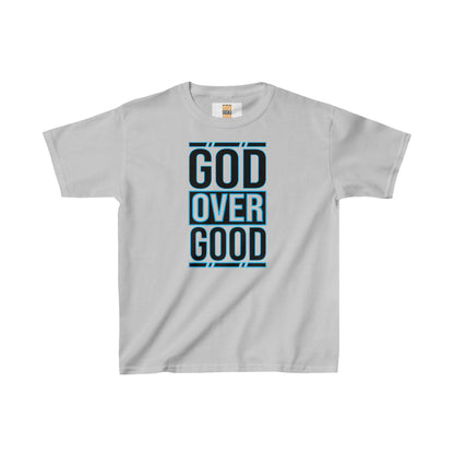Kids God Over Good (BLUE STROKED) Tee
