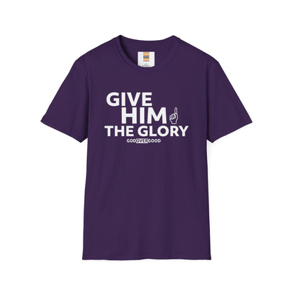 Unisex  God Over Good ( GIVE HIM THE GLORY) Softstyle T-Shirt