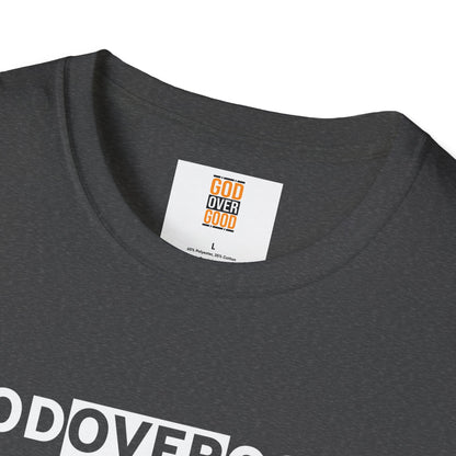 Unisex God Over God (ACROSS STYLE) Softstyle T-Shirt