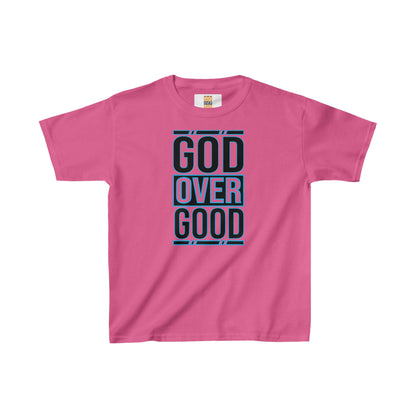 Kids God Over Good (BLUE STROKED) Tee