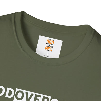 Unisex God Over God (ACROSS STYLE) Softstyle T-Shirt