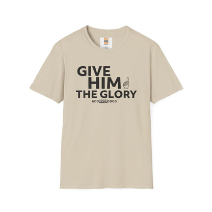Unisex  God Over Good ( GIVE HIM THE GLORY) Softstyle T-Shirt